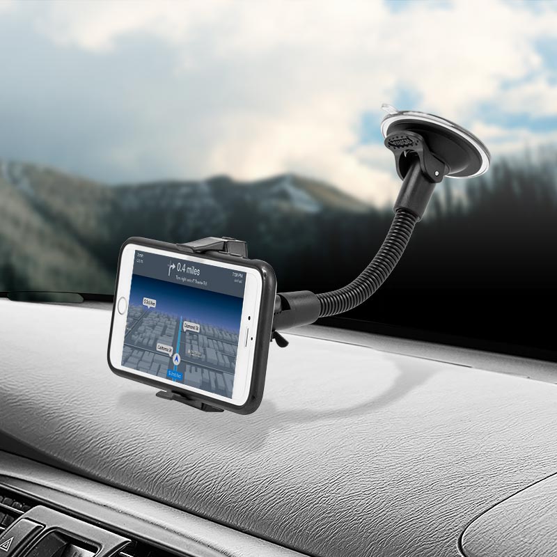 Arkon MG220 Mobile Grip 2 Windshield Suction Car Mount with 8.5" Arm for iPhone X, 8, 7, 6S Plus, iPhone 8, 7 (sku 41094)