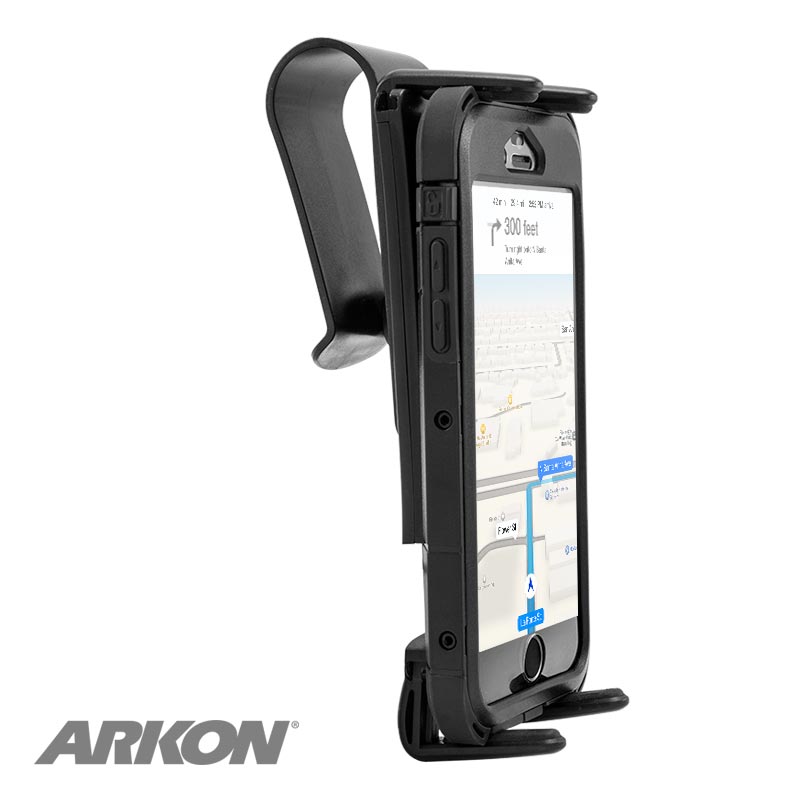 Arkon SM611 Slim-Grip Ultra Sun Visor Phone Car Mount for iPhone 8, 8 Plus, Galaxy 7.0, 8.0 Tablets (sku 41138)