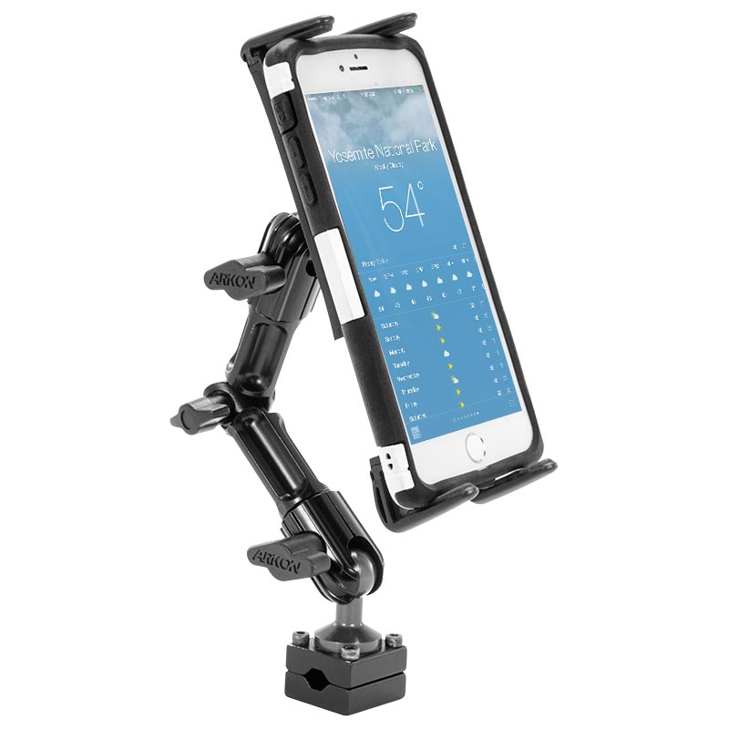Arkon SM6HM6 Heavy-Duty Multi-Angle Phone and Midsize Tablet Headrest Mount with 8" Arm