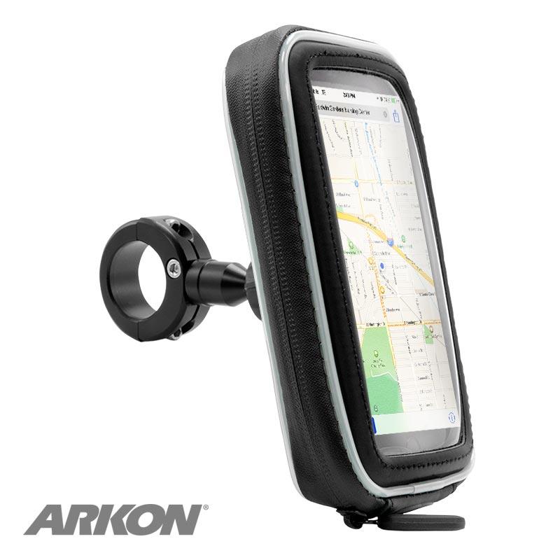 Arkon MC2B5WPCS BLACK Motorcycle Handlebar Mount fits Samsung Galaxy Note 10 Lite (sku 50811) - BuyBits Ltd UK