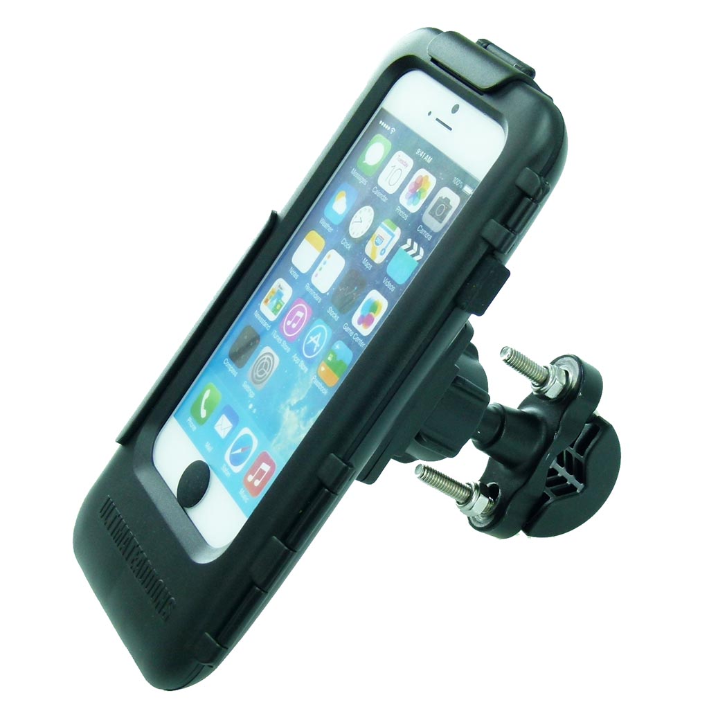 Waterproof iPhone 5 Metal U-Bolt Tough Case Motorcycle Bike Mount (SKU 31594)