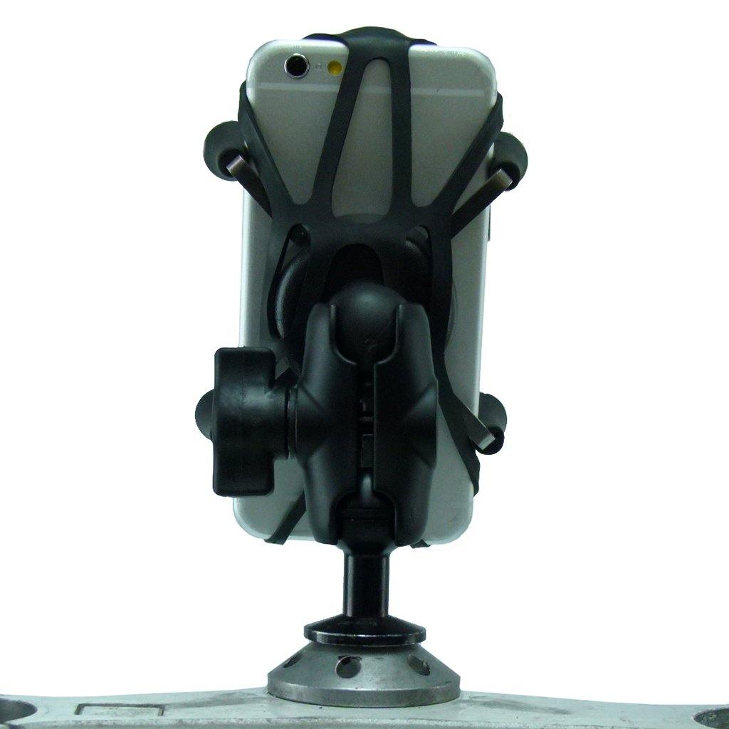 12mm Motorcycle Stem Mount &amp; Phone Holder for iPhone 12 Mini fits Honda Blackbird &amp; Kawasaki (sku 55775) - BuyBits Ltd UK