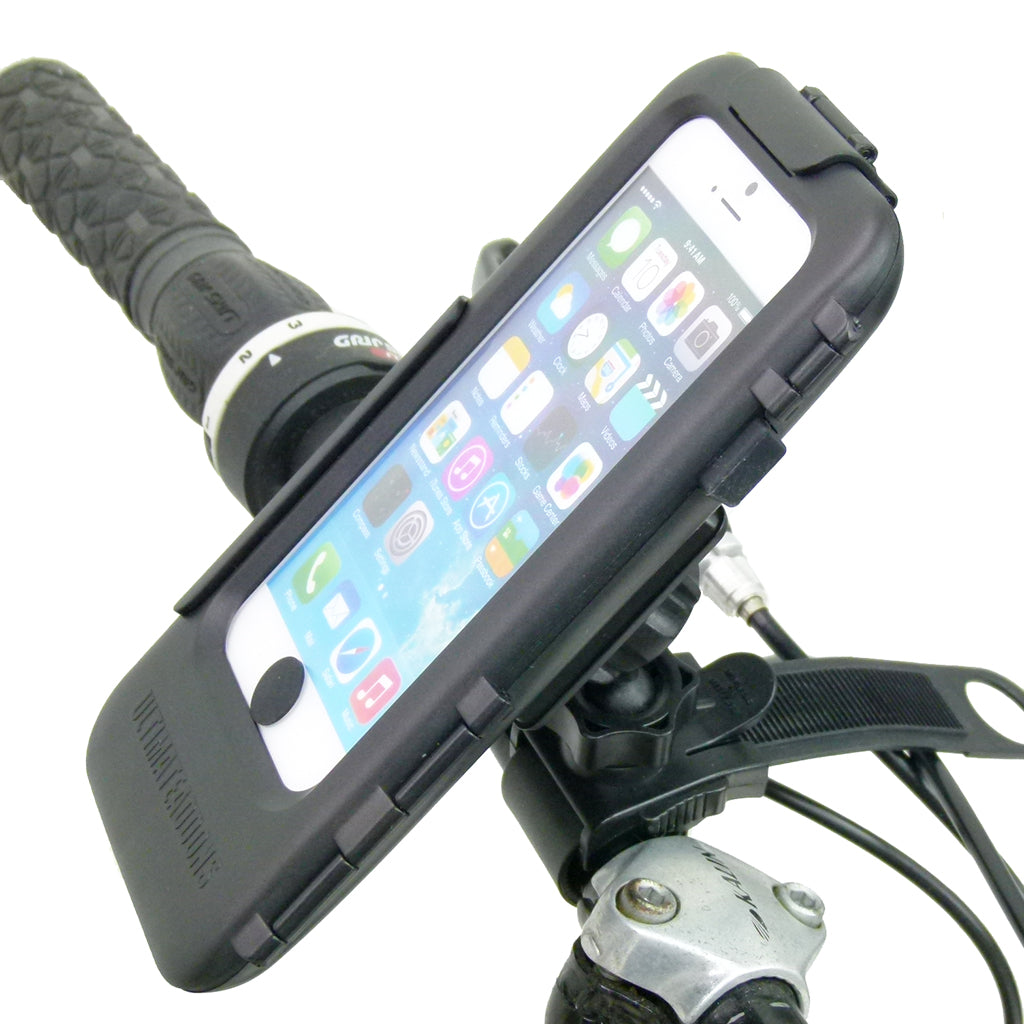 Locking Strap Tough Case Bike Handlebar Mount for iPhone 6 (sku 31591)