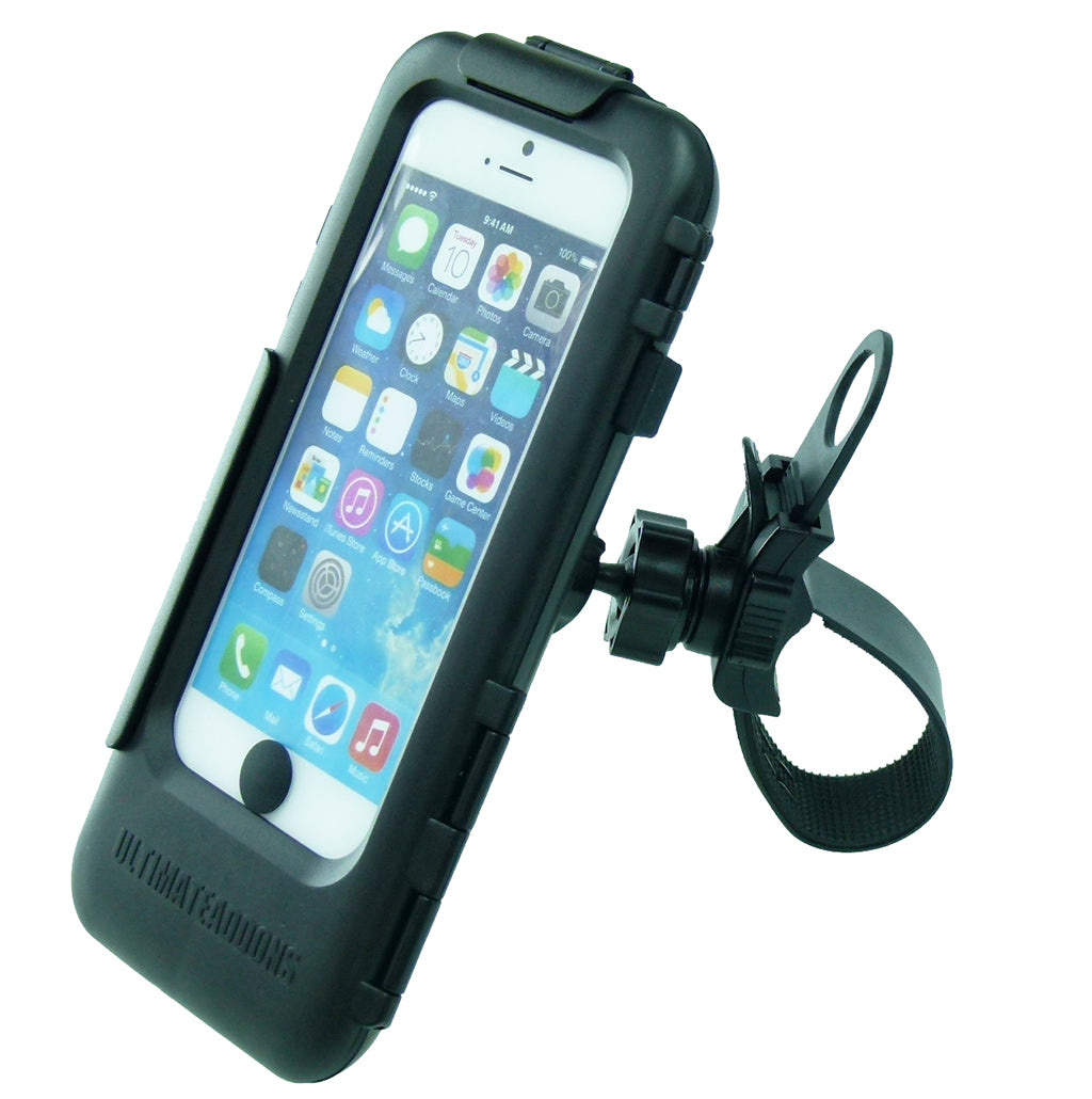 Locking Strap Tough Case Bike Handlebar Mount for iPhone 7 (sku 44883)