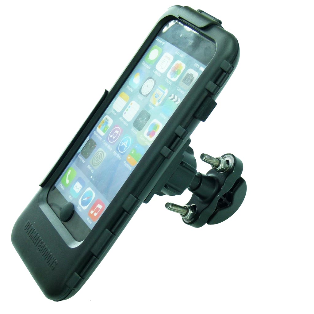 Waterproof iPhone 5 Metal U-Bolt Tough Case Motorcycle Bike Mount (SKU 16201)