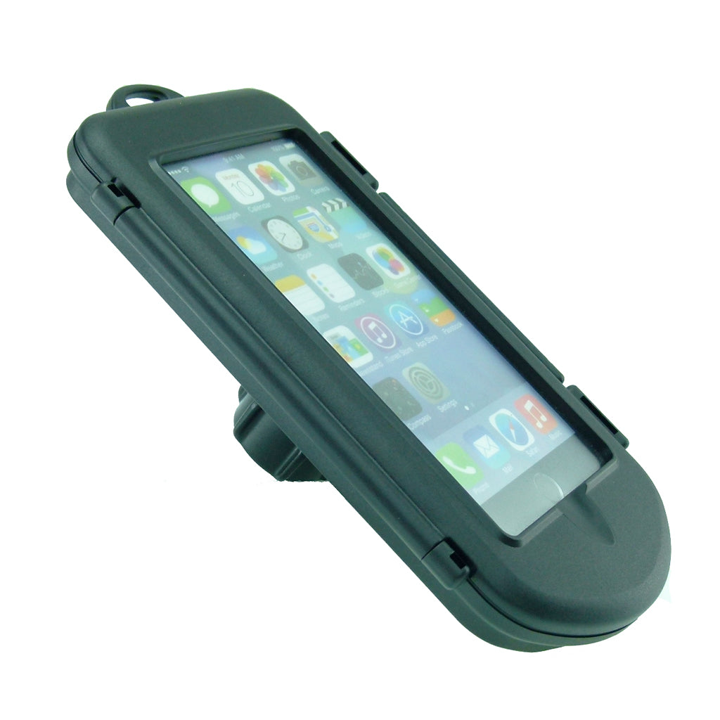 IPX4 Waterproof Hard Shell Case for Apple iPhone XS MAX with 1" Socket Adapter fits RAM &amp; Ultimate Addons Motorcycle Mounts (sku 42524)