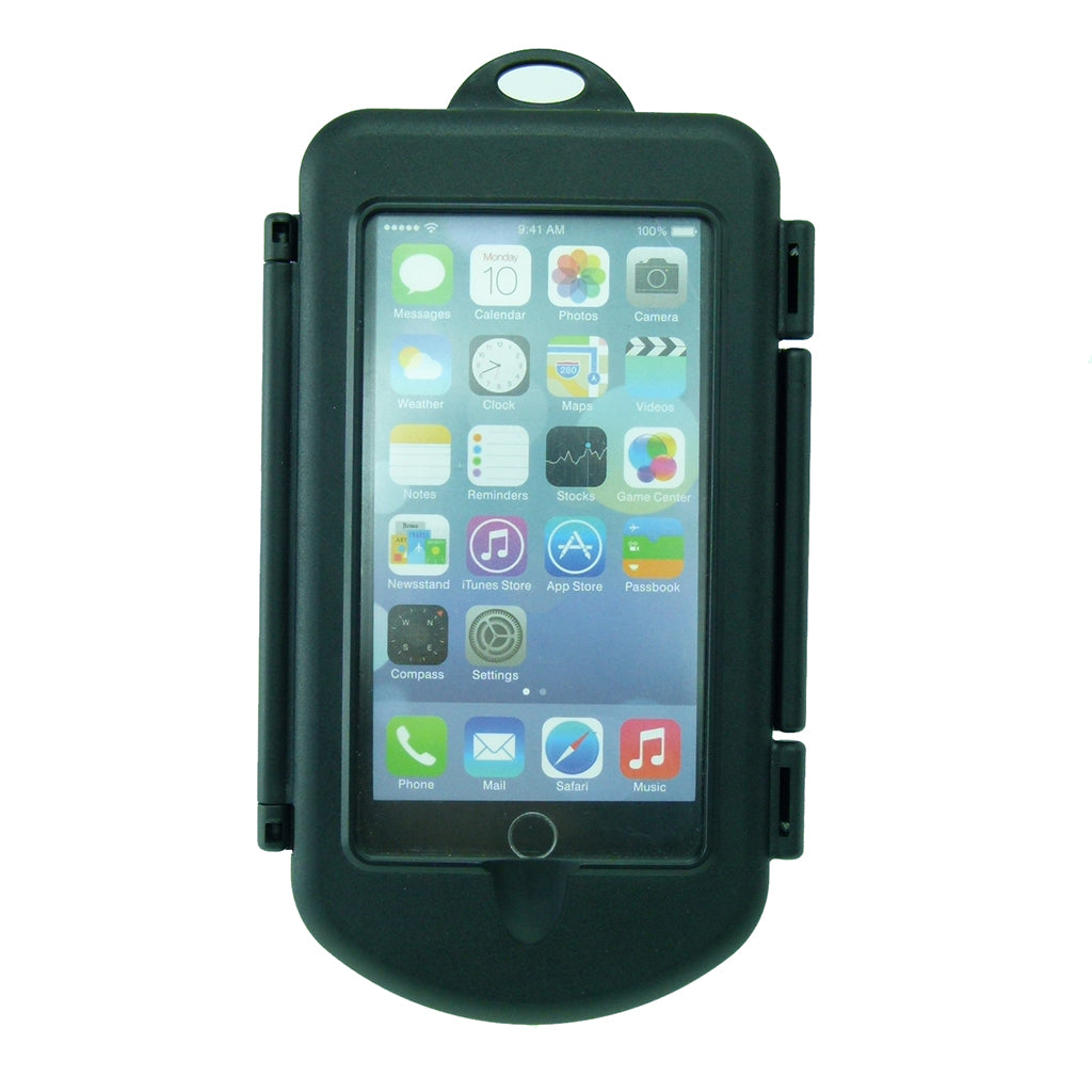 IPX4 Waterproof Hard Shell Case for Apple iPhone XS with 1" Socket Adapter fits RAM &amp; Ultimate Addons Motorcycle Mounts (sku 42670)