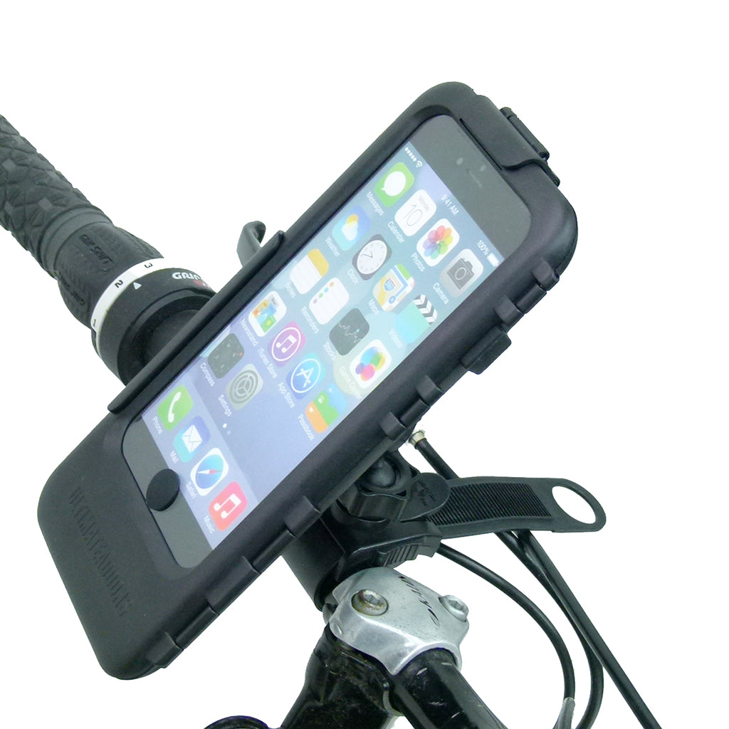 Locking Strap Tough Case Bike Handlebar Mount for iPhone 6 Plus (sku 31592)