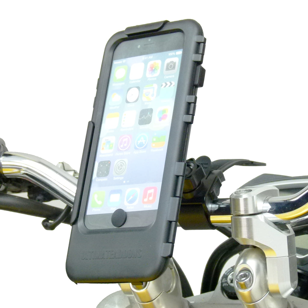 Locking Strap Tough Case Motorcycle Mount for iPhone 6S Plus (sku 32886)