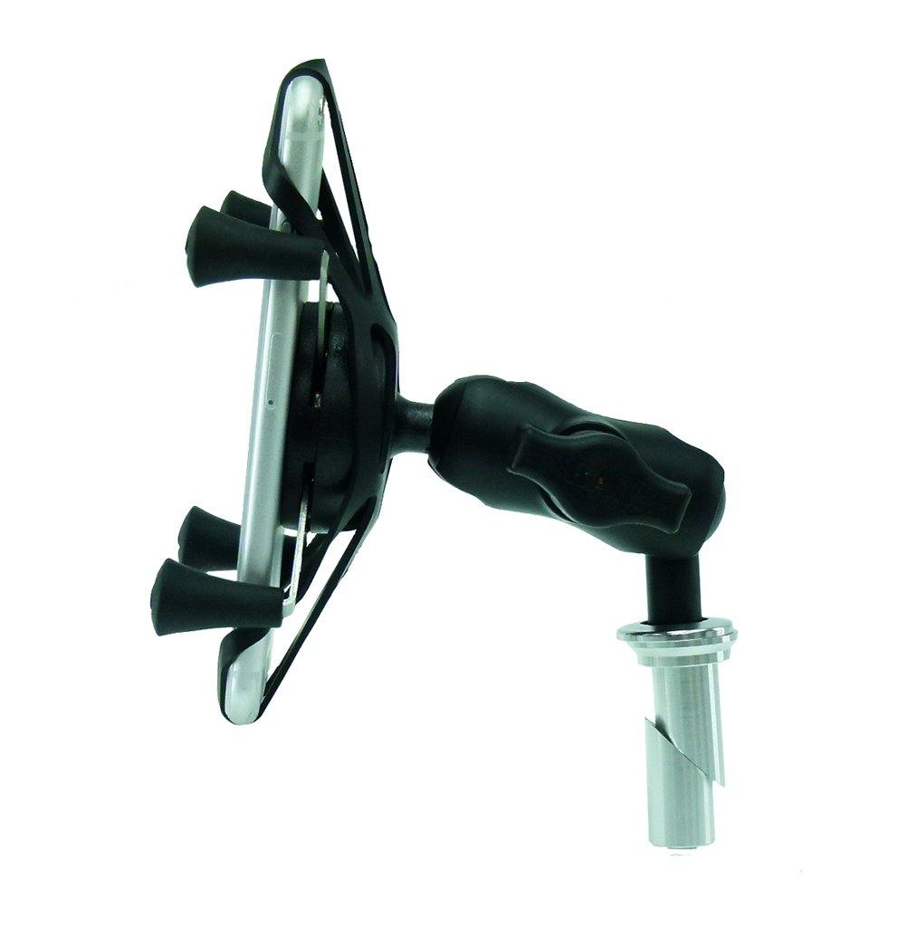 15-17mm Motorcycle Fork Stem Yoke Mount with Holder for iPhone 12 Mini (sku 55772) - BuyBits Ltd UK