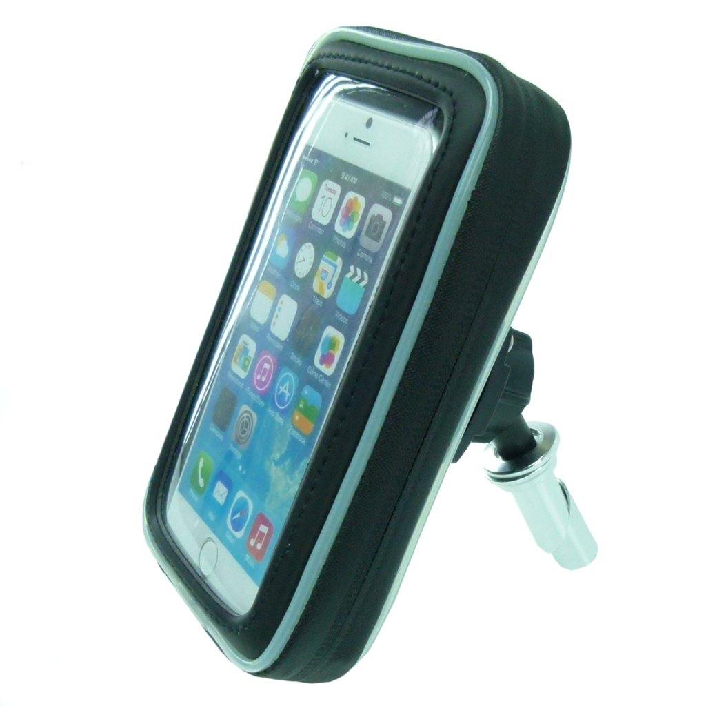 20.5-24.5mm Motorcycle Fork Stem Mount with Waterproof Case fits iPhone 12 Mini (sku 55782) - BuyBits Ltd UK