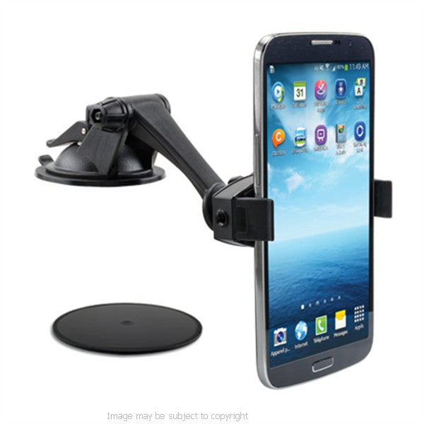 Arkon MG279 Mobile-Grip 2 Deluxe Sticky Suction Mini Windshield Dash Desk Mount for Smartphones (sku 19686fba)