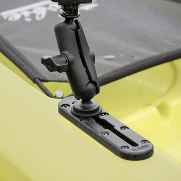 17" (43.18cm) End Loading Aluminum Track Base with 3 x 1" Ball for Fleet Vehicles (sku 56119) - BuyBits Ltd UK