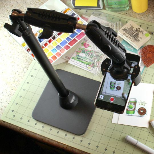 ARKON TW Broadcaster HD8RV29 Kitchen Desk Table Stand for Peri Artists Cooking Crafting Scopes (sku 34433)
