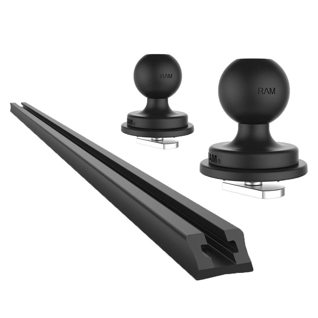 24" (60.96cm) End Loading Track Base with 2 x 1" Ball for Fleet Vehicles (sku 56106) - BuyBits Ltd UK