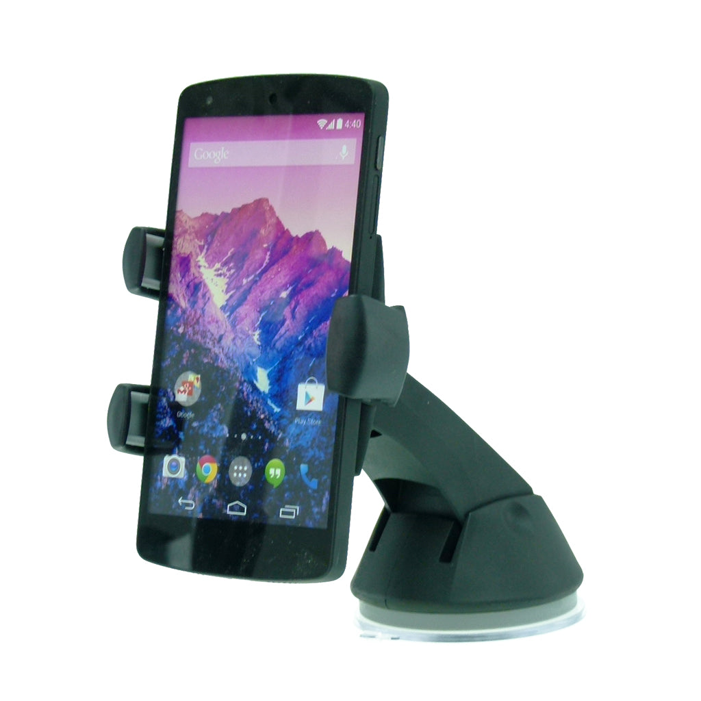 Herbert Richter Quicky Large Window Mount with LG Google Nexus 5 Holder (sku 31248)
