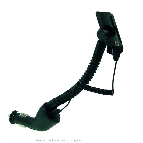 Powered Gooseneck Car Lighter Charging Arm for Garmin GPSMap 62, 62s, 62sc, 62st, 62stc (SKU 20548)