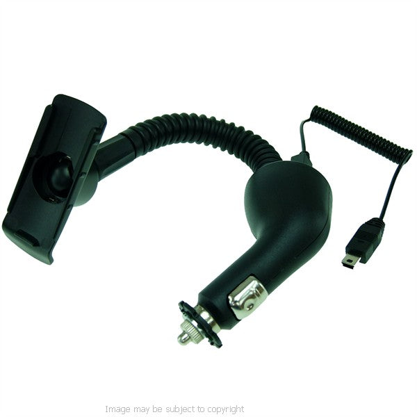 Powered Gooseneck Car Lighter Charging Arm for Garmin GPSMap 62, 62s, 62sc, 62st, 62stc (SKU 20548)