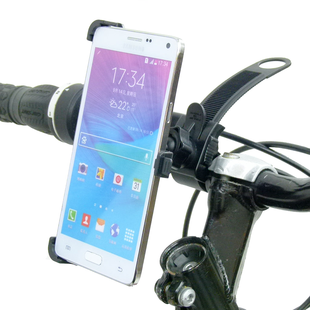 Locking Strap Bike Cycle Handlebar Mount for Samsung Galaxy Note 4 (sku 30322)