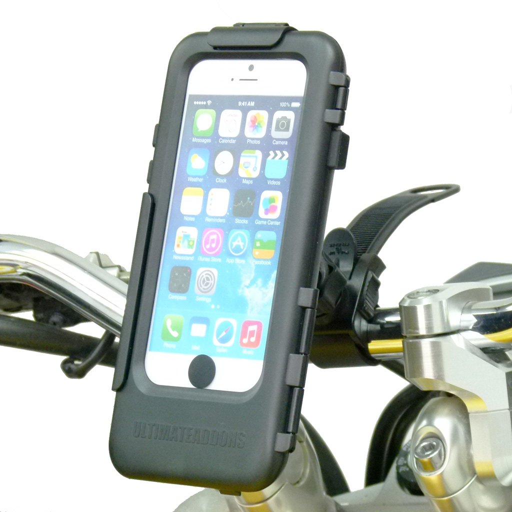 Locking Strap Tough Case Motorcycle Mount for iPhone SE 2 (2020) (sku 53543) - BuyBits Ltd UK