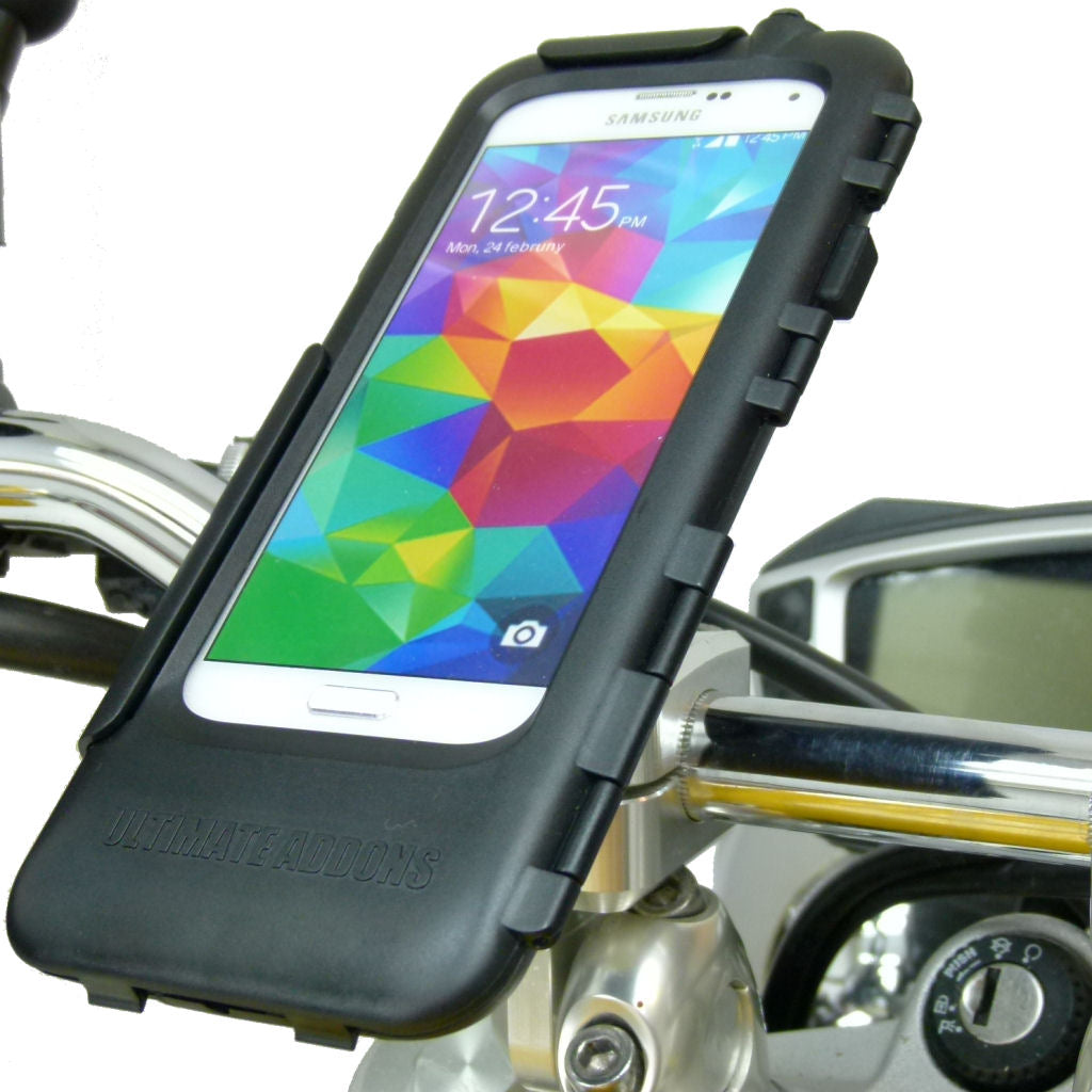 Waterproof Tough Case M8 Bolt Fitting Motorcycle Mount for Galaxy S5 (sku 19461)