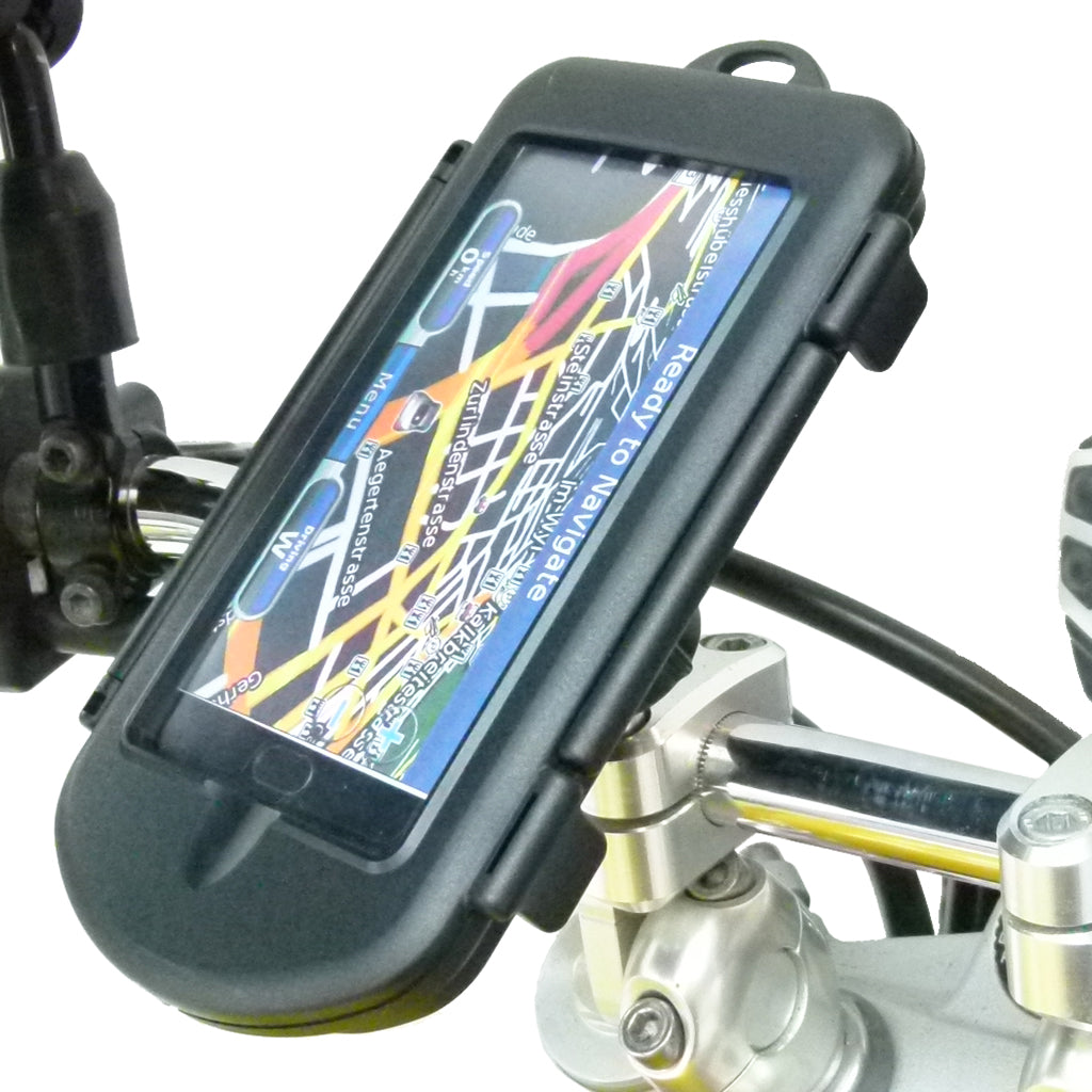 Waterproof Motorcycle M8 Handlebar Top Clamp Phone Mount for OnePlus 3 (sku 35205)