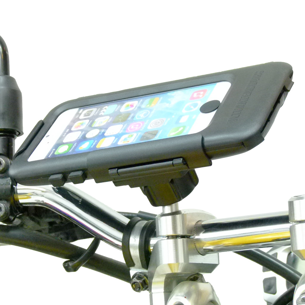 Waterproof Motorcycle M8 Handlebar Top Clamp Tough Case Mount for iPhone 6 (sku 31508)