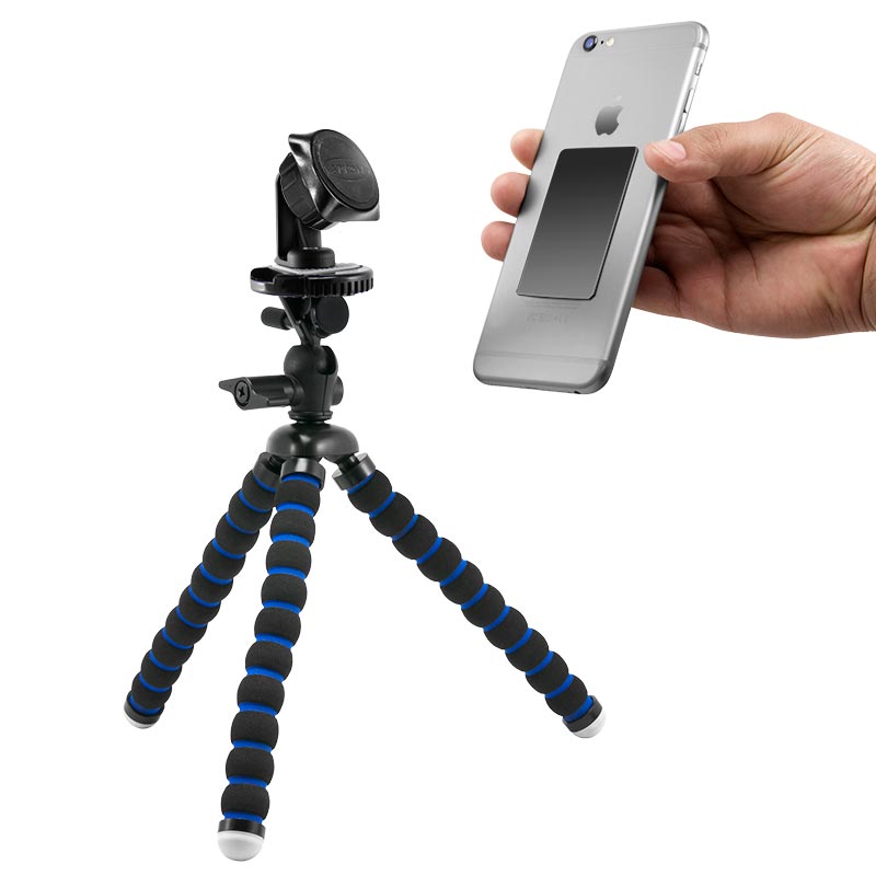 ARKON TW Broadcaster 11" Flexible Tripod with Magnetic Phone Holder for Live Mobile Broadcasting MAGTRIXL (sku 34430)