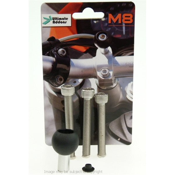 Impact Anti-Shock Motorcycle Handlebar Top Clamp M8 Mount for the Samsung Galaxy S2 - S II Phone (sku 11172)