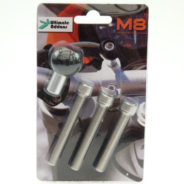 Motorcycle M8 Handlebar Top Clamp Mount with AMPS Adapter for TomTom Rider  (sku 30785)