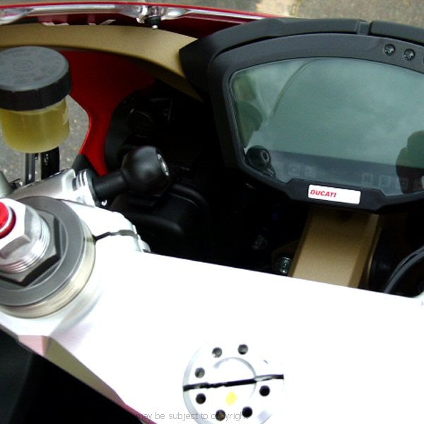 25mm Ball Motorcycle Mount Base for 2017 Ducati SuperSport 929 (sku 36909)