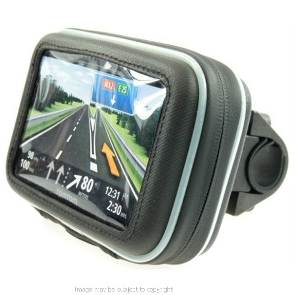 Buy 5inch SatNav GPS Powered Motorcycle Mount Angled Micro USB