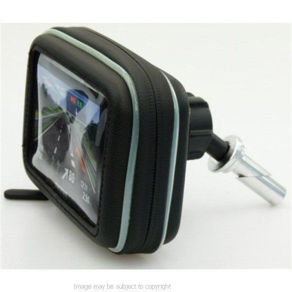 15mm-17mm Motorcycle Fork Stem Mount &amp; Waterproof Case fits TomTom ONE (sku 10320)