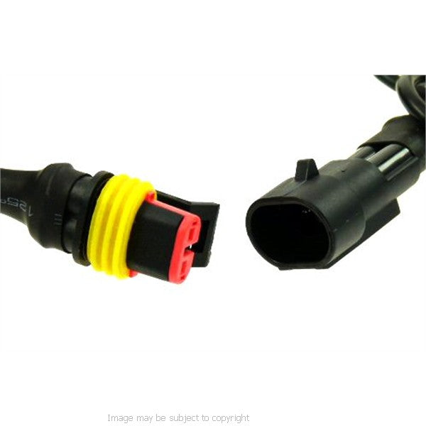 Ultimate Addons Straight Mini USB Direct to Battery Hard Wire Motorcycle Charging Cable (sku 9803)