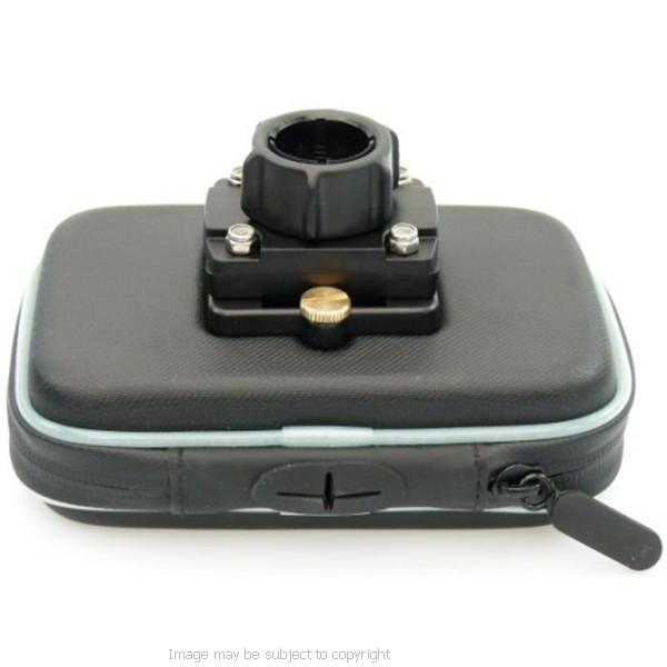 Sports Bike Motorcycle Mount for Fork Stem Yoke 15mm-17mm with Waterproof GPS Case fits TomTom GO SatNav Systems (SKU 14492) - BuyBits Ltd UK