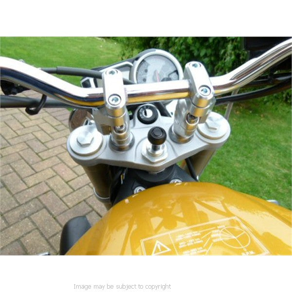 13.3mm-14.7mm Motorcycle Bike Fork Stem Yoke Mount use with Garmin Zumo 660 (sku 14474)