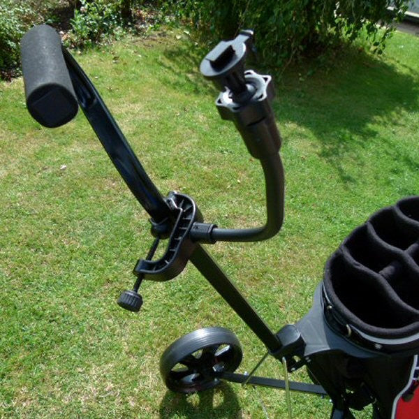 Flexible Golf Trolley Clamp Mount use with 3 slot Cradles &amp; Cases (sku 11382)