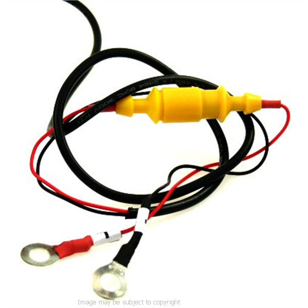Ultimate Addons Straight Mini USB Direct to Battery Hard Wire Motorcycle Charging Cable (sku 9803)