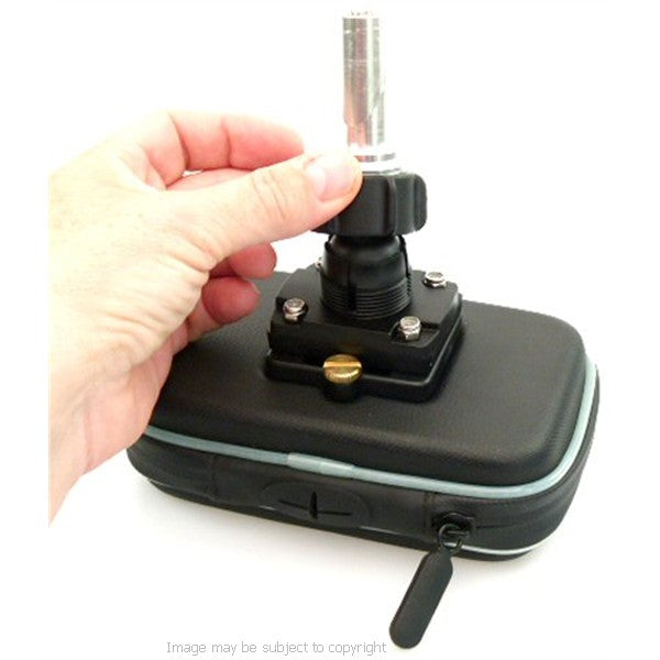 Sports Bike Motorcycle Mount for Fork Stem Yoke 17.5mm-20.5mm with Waterproof GPS Case (SKU 14490)