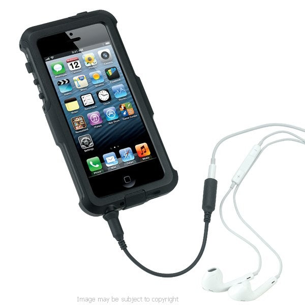 TIGRA Bravo IP68 iPhone 5S Waterproof Shockproof Aluminum Phone Case BLACK (sku 17470)