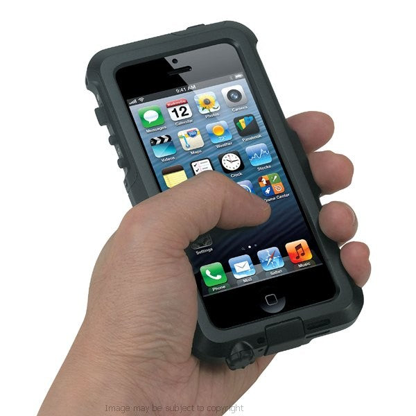 TIGRA Bravo IP68 iPhone 5 Waterproof Shockproof Aluminum Phone Case BLACK (sku 16842)