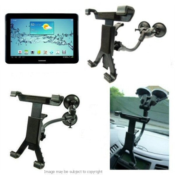 Standard Dual Suction Cup Windscreen Mount for Samsung Galaxy Tab 2 10.1 Tablet PC (sku 17748)