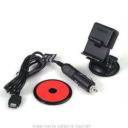 GARMIN NUVI 600 series SUCTION CUP MOUNT &amp; 12v POWER CABLE KIT 010-10935-02 (SKU 4427)