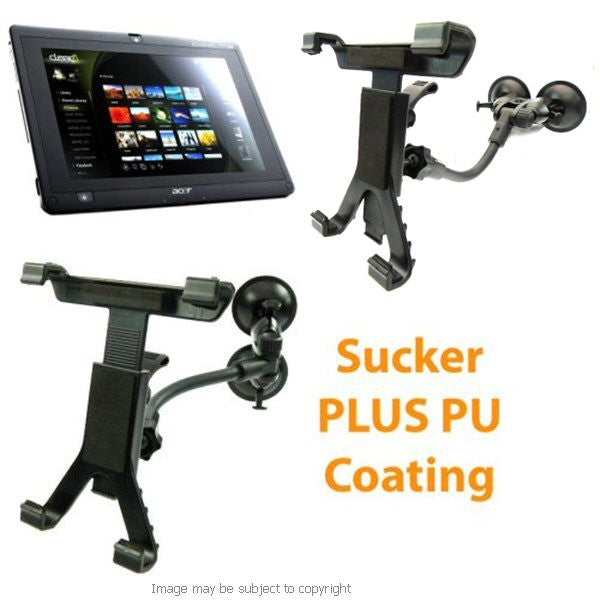 Ultimate Addons Dual Sucker PLUS Suction Cup Windscreen Mount fits the ACER ICONIA TAB W500 (sku 10093)