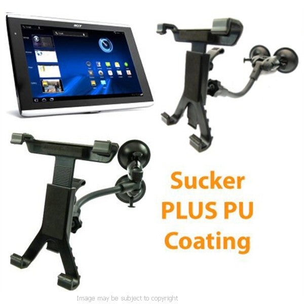 Ultimate Addons Dual Sucker PLUS Suction Cup Windscreen Mount fits the ACER ICONIA TAB A500 (sku 10095)