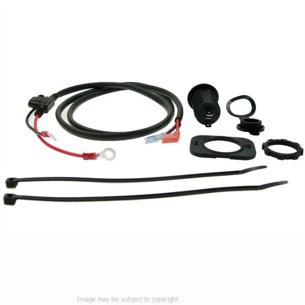 2 Metre Mini Blade Fuse Loom &amp; 12V Waterproof Accessory Socket (sku 8823)