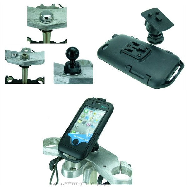 iPhone 4 Tough Case Honda Motorcycle Yoke Nut Cap Mount 10 (sku 16685)