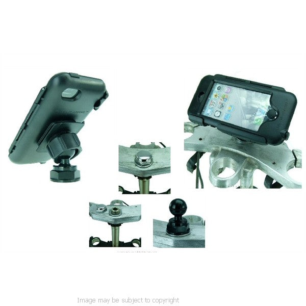 Tough Case Yoke Nut Cap Mount - size 10 for Honda Motorcycle fits iPhone 5C  (sku 19247)