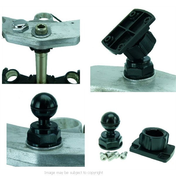 Garmin Zumo 390LM Alternative Honda Motorcycle Yoke Cap GPS Mount - Yoke 10 (sku 18625)