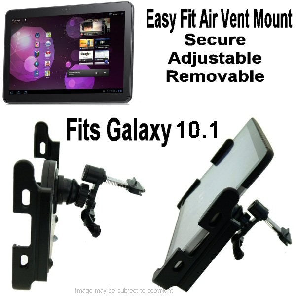 Easy Fit Car Air Vent Mount with Deluxe Tablet PC Holder for Samsung Galaxy TAB S4 10.5"
